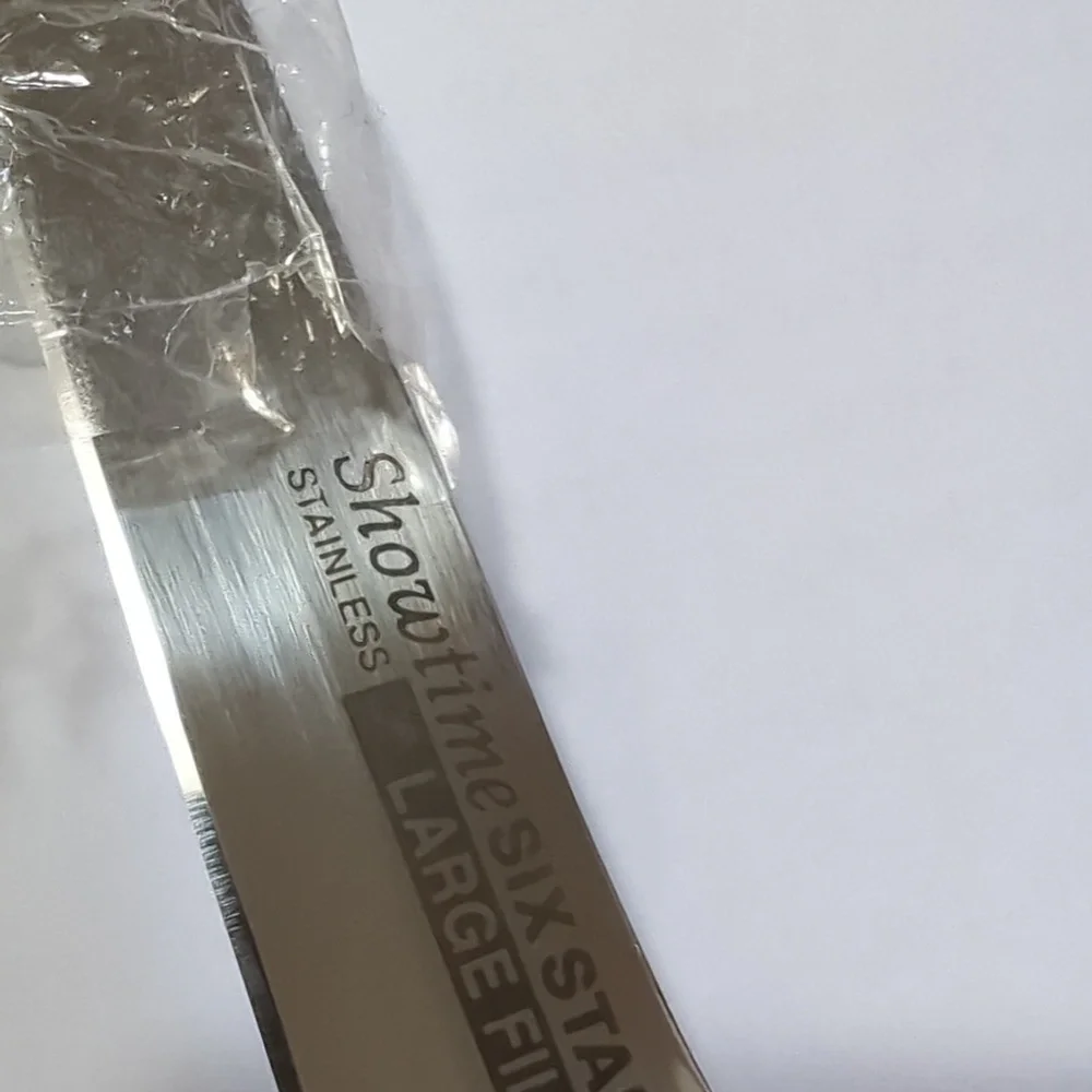 NWT Ronco Showtime 6 Star #3 Stainless Steel Kitchen Black Fillet Knife Cutlery